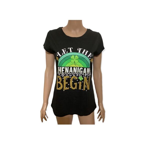 Free with Purchase Shamrock “ Let the Shenanigans Begin” Top 11/13 - Picture 1 of 5